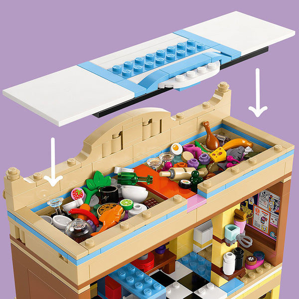 LEGO® Friends Restaurant and Cooking School Pretend-Play Role-Play Toy 42655