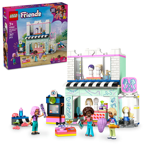 LEGO® Friends Hair Salon and Accessories Shop Creative Pretend-Play Toy 42662