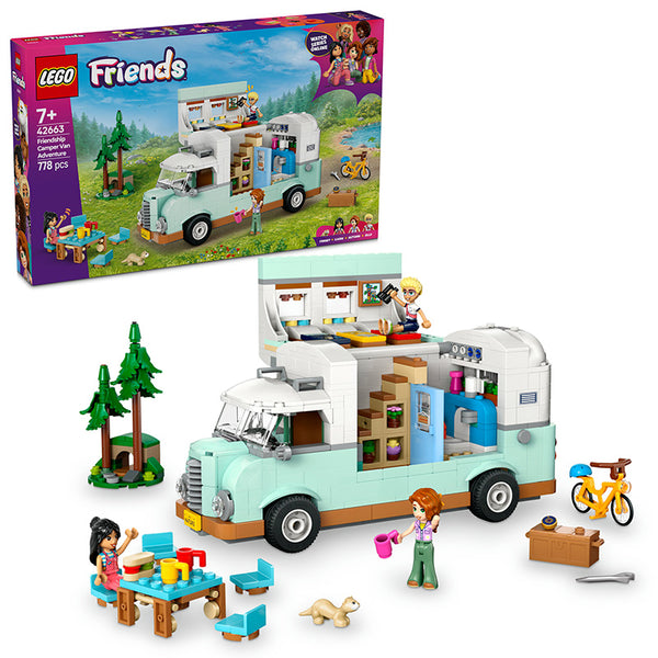 LEGO® Friends Friendship Camper Van Adventure Role-Play Building Set 42663