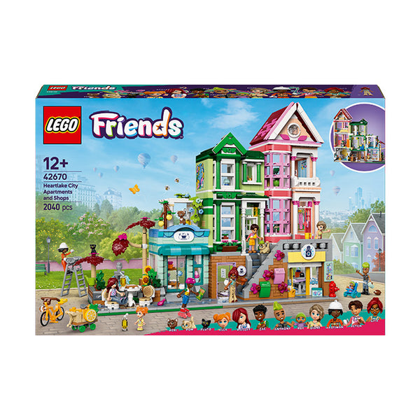 LEGO® Friends Heartlake City Apartments and Shops Model Kit 42670