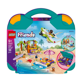 LEGO® Friends Creative Beach and Travel Suitcase Buildable Toy Set 42672