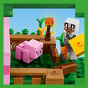 LEGO® Minecraft® The Baby Pig House with Animal Toys 21268