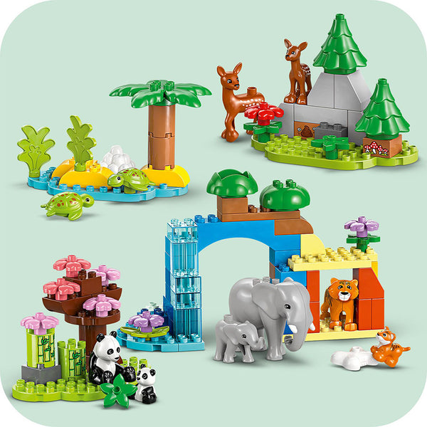 LEGO® DUPLO® 3in1 Wild Animal Families Learning Toy Set 10446