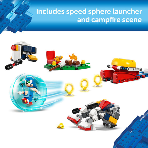 LEGO® Sonic the Hedgehog™: Sonic’s Campfire Clash Toy 77001