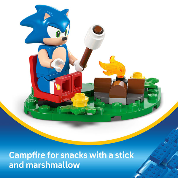 LEGO® Sonic the Hedgehog™: Sonic’s Campfire Clash Toy 77001