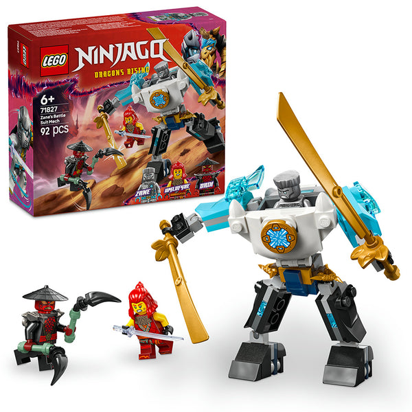 LEGO® NINJAGO® Zane’s Battle Suit Mech Ninja Toy Set 71827