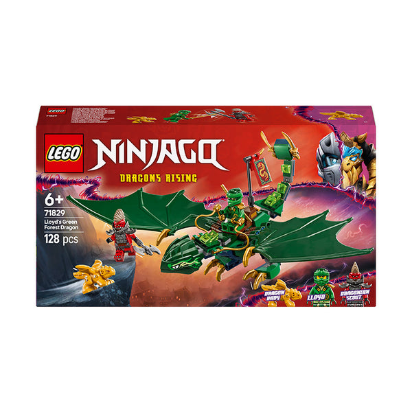 LEGO® NINJAGO® Lloyd’s Green Forest Dragon Toy for Kids 71829