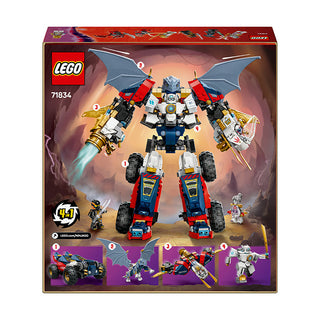 LEGO® NINJAGO® 4in1 Zane’s Ultra Combiner Mech Ninja Toy 71834