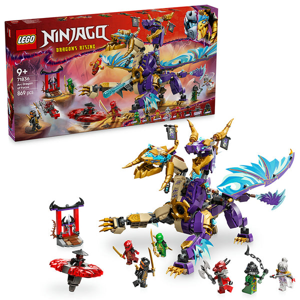 LEGO® NINJAGO® Arc Dragon of Focus Ninja Toy Set 71836