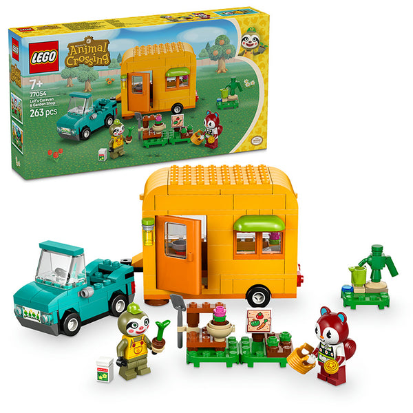 LEGO® Animal Crossing™ Leif’s Caravan & Garden Shop Building Kit 77054