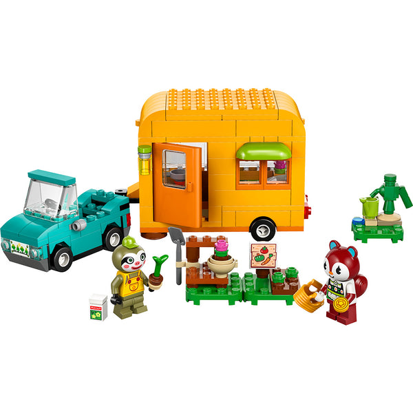 LEGO® Animal Crossing™ Leif’s Caravan & Garden Shop Building Kit 77054