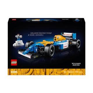 LEGO® ICONS Williams Racing FW14B & Nigel Mansell Home Office Desk Decor 10353