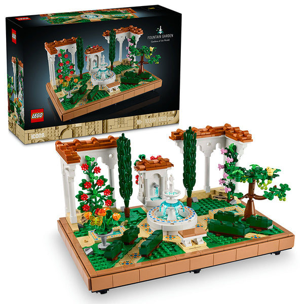 LEGO® ICONS Fountain Garden Home Decor Set for Adults 10359