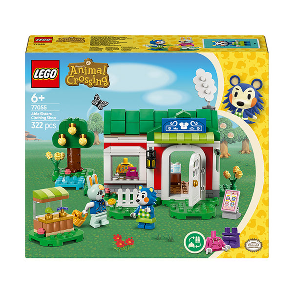 LEGO® Animal Crossing™ Able Sisters Clothing Shop Role-Play Building Kit 77055