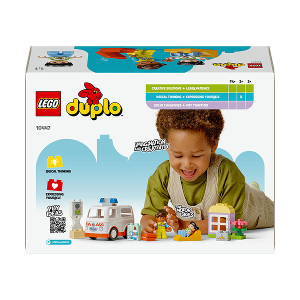 LEGO® DUPLO® Ambulance & Driver, Toddler Learning Toys 10447