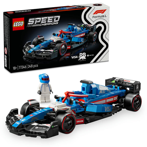 LEGO® Speed Champions Visa Cash App RB VCARB 01 F1® Race Car Vehicle Kit 77246