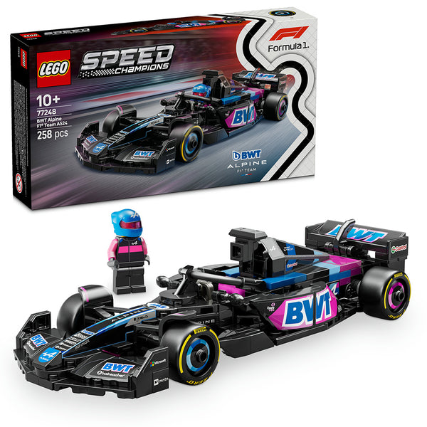 LEGO® Speed Champions BWT Alpine F1® Team A524 Race Car Toy Vehicle 77248