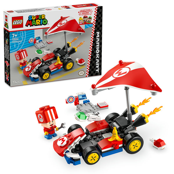 LEGO® Super Mario™: Mario Kart™ – Standard Kart, Car Toy Playset 72032