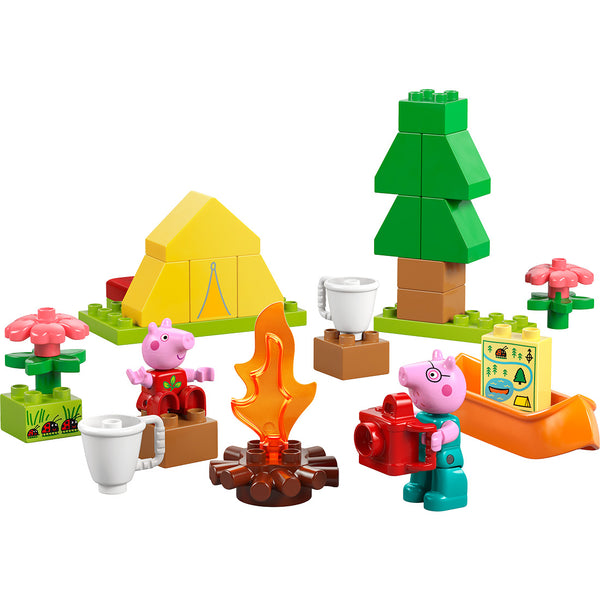 LEGO® DUPLO® Peppa Pig Camping Trip Building Playset with Canoe Toy 10452