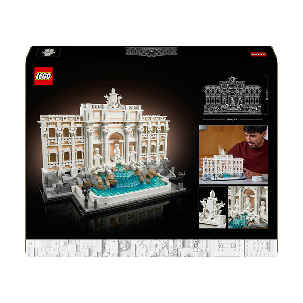 LEGO® Architecture Trevi Fountain Model, Italian Landmark Rome Memorabilia 21062