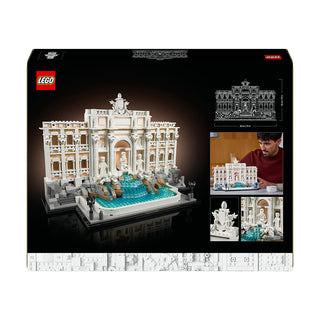 LEGO® Architecture Trevi Fountain Model, Italian Landmark Rome Memorabilia 21062