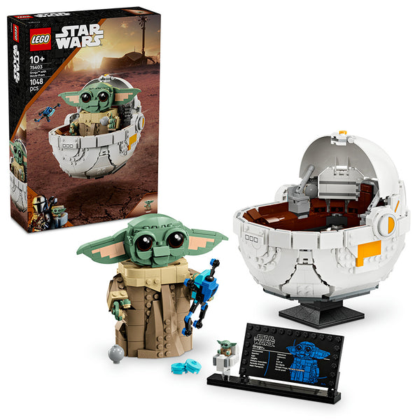 LEGO® Star Wars Grogu with Hover Pram Building Toy 75403