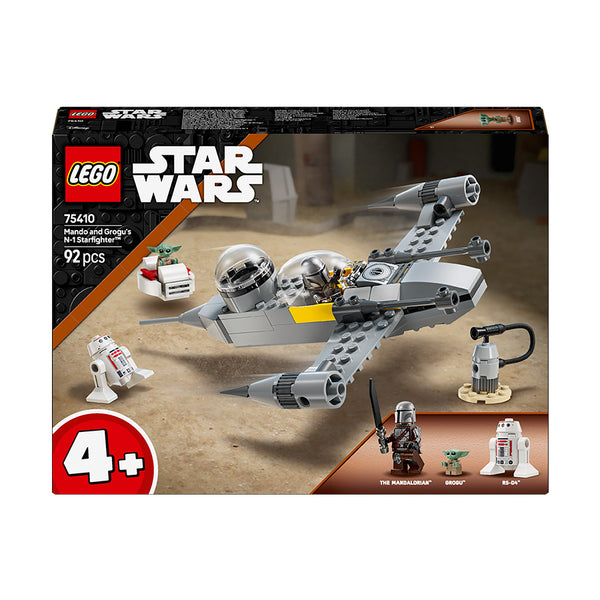 LEGO® Star Wars™ Mando and Grogu’s N-1 Starfighter Set 75410