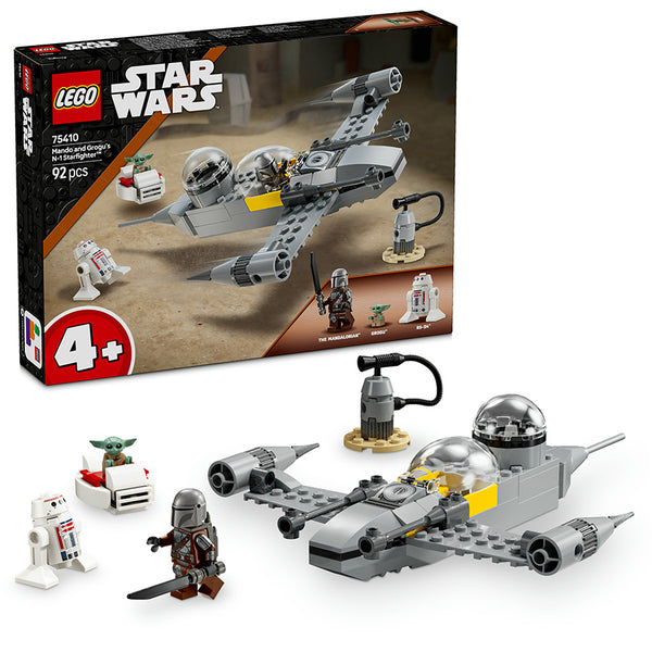 LEGO® Star Wars™ Mando and Grogu’s N-1 Starfighter Set 75410