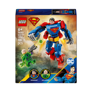 LEGO® DC Superman™ Mech vs. Lex Luthor™ Super Hero™ Toy Figure Playset 76302