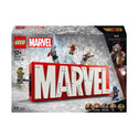 LEGO® Marvel: MARVEL Logo & Minifigures Building Toy 76313