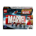 LEGO® Marvel: MARVEL Logo & Minifigures Building Toy 76313