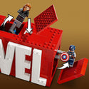 LEGO® Marvel: MARVEL Logo & Minifigures Building Toy 76313