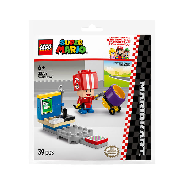 LEGO® Super Mario™: Mario Kart™ – Toad (Pit Crew) Recruitment Bag 30702