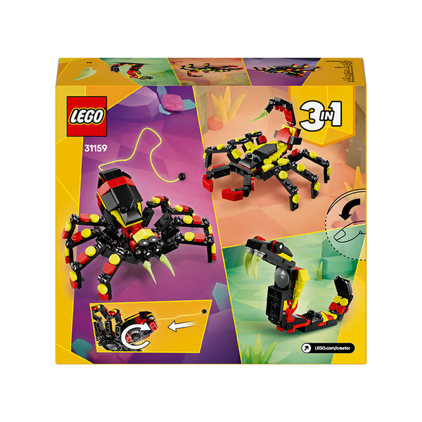 LEGO® Creator 3in1 Wild Animals: Surprising Spider Toy 31159