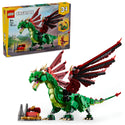 LEGO® Creator 3in1 Medieval Dragon Figure, Creative Toy 31161