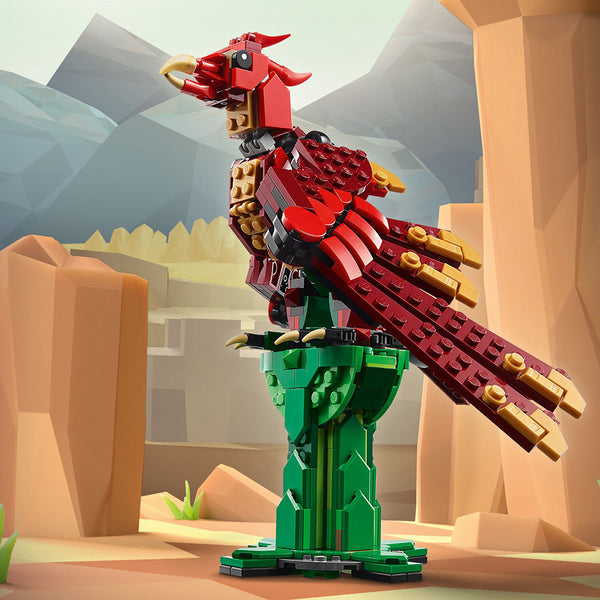 LEGO® Creator 3in1 Medieval Dragon Figure, Creative Toy 31161