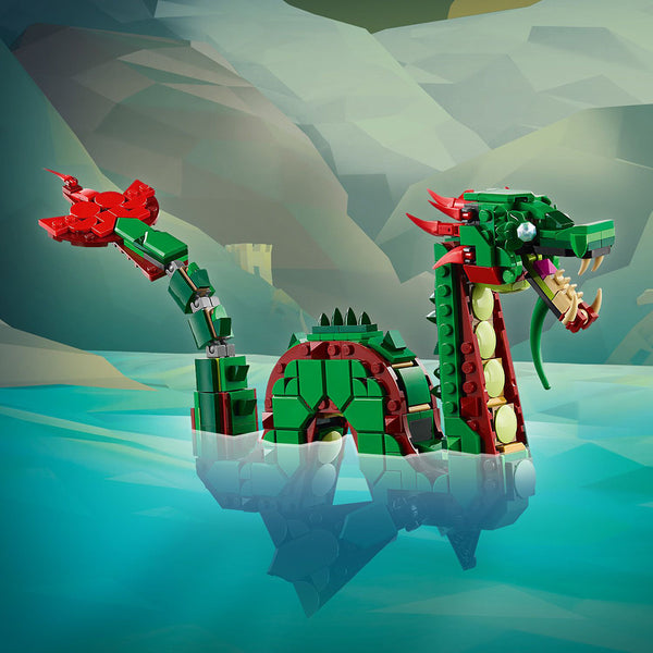 LEGO® Creator 3in1 Medieval Dragon Figure, Creative Toy 31161