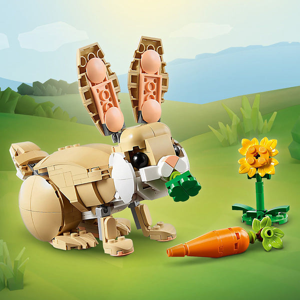 LEGO® Creator 3in1 Cute Bunny Toy, Animal Figure Set 31162