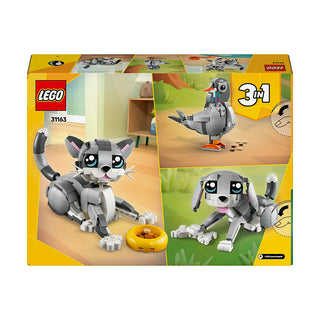 LEGO® Creator 3in1 Playful Cat Figure, Toy Animal Set 31163