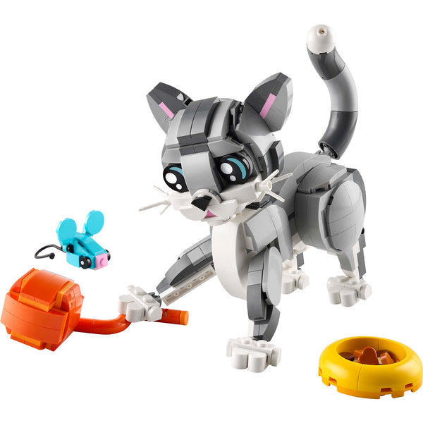 LEGO® Creator 3in1 Playful Cat Figure, Toy Animal Set 31163