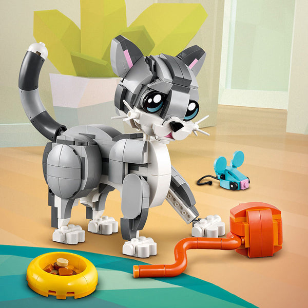 LEGO® Creator 3in1 Playful Cat Figure, Toy Animal Set 31163