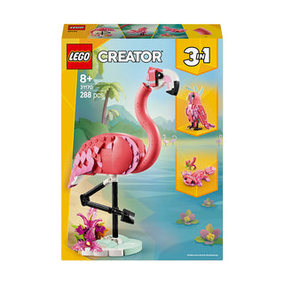 LEGO® Creator 3in1 Wild Animals: Pink Flamingo Animal Toy Playset 31170