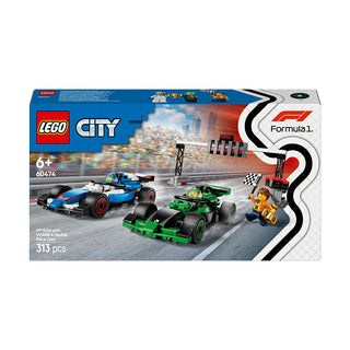 LEGO® City F1® Grid with VCARB & Sauber Race Cars Toy Vehicle Set 60474