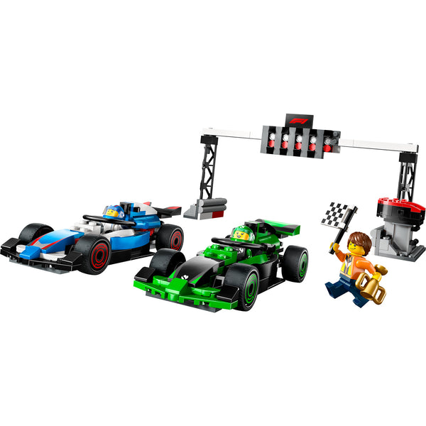 LEGO® City F1® Grid with VCARB & Sauber Race Cars Toy Vehicle Set 60474