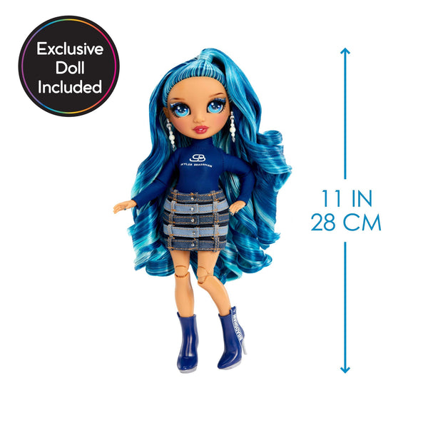 RAINBOW HIGH Dream & Design Fashion Studio Playset with Exclusive Blue Skyler Doll