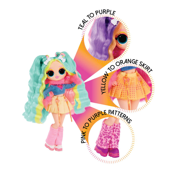 LOL Surprise OMG Sunshine Makeover Bubblegum DJ Fashion Doll