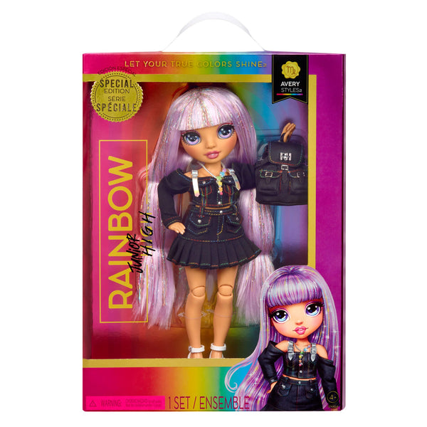 RAINBOW HIGH  Jr High Special Edition Avery Styles Fashion Doll