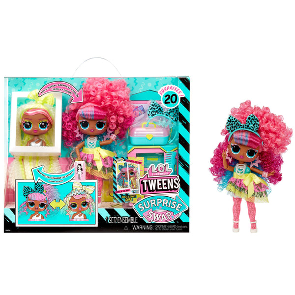 LOL Surprise Tweens Surprise Swap Curls-2-Crimps Cora Fashion Doll