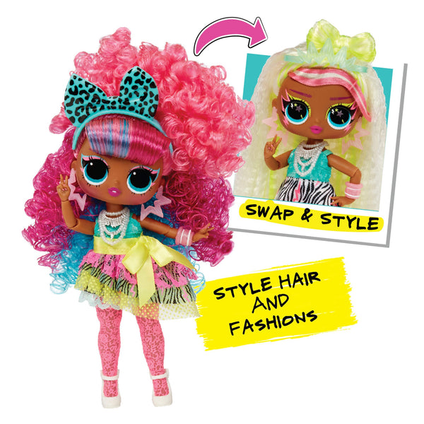 LOL Surprise Tweens Surprise Swap Curls-2-Crimps Cora Fashion Doll