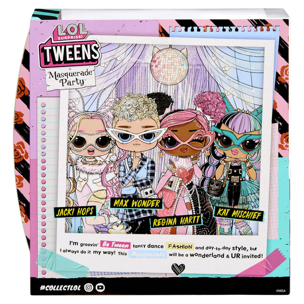 LOL Surprise Tweens Masquerade Party Fashion Doll Regina Hartt with 20 Surprises